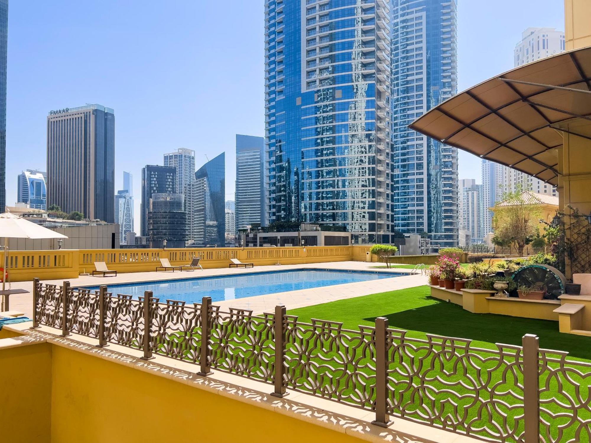 Jbr Waterfront Modern Apartment By Serenity Living Dubai Luaran gambar